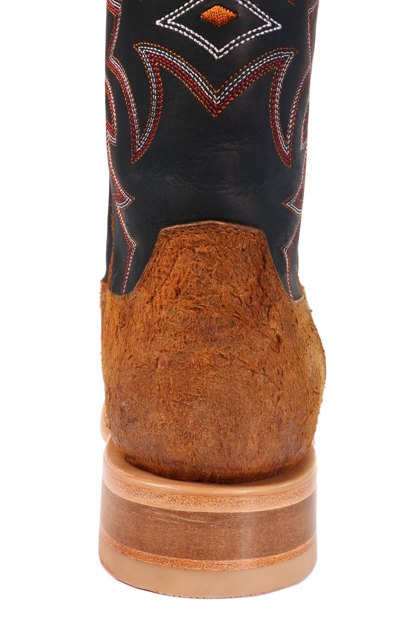 NOM007-3 Old Boot Factory Men's ANGUS  12” Brown Tree Bark Boot