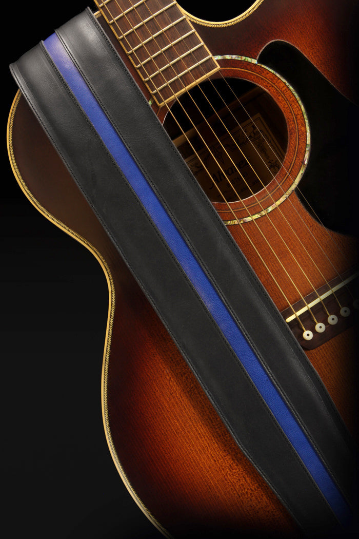 New Thin Blue Line Guitar Strap
