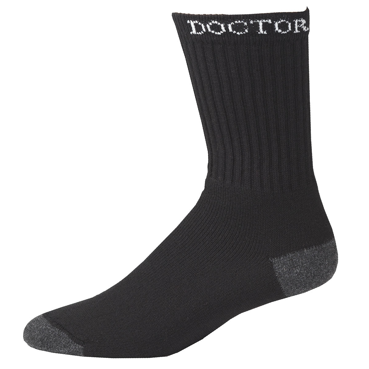 0498001 Boot Doctor Men's Workboot Black Sock 3 Pack