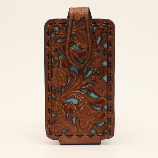 0690633 M&F Western Product’s Nocona Tooled Leather Phone Case