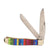 XK-302 Western Fashion Acrylic Trapper Rainbow Serape Knife