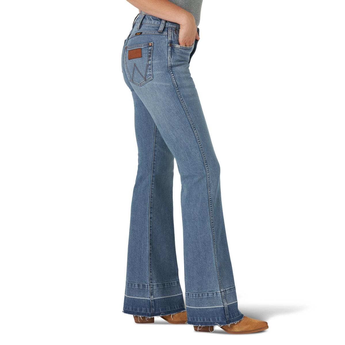11MPEFN Wrangler Women's Retro High Rise Trouser