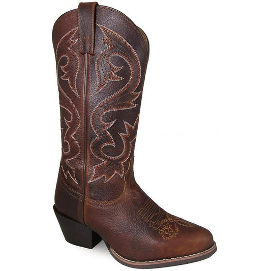 6643 Smoky Mountain Women's REDBUD Reddish Brown Western Boot