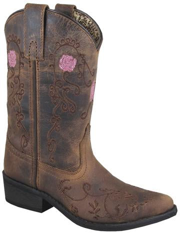 3771 Smoky Mountain Boots Girl's ROSETTE Boot