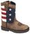 3800 T Smoky Mountain Boots STARS AND STRIPES Distressed Brown Baby / Toddler Boot