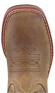 3882 Smoky Mountain Kid's RANCHER Brown Oil Leather Cowboy Boots