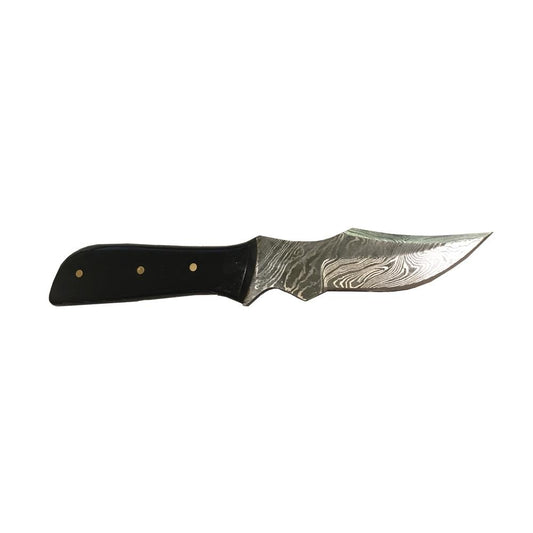 DM-1109BH Western Fashion Damascus Buffalo Horn Handle Knife