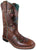 6841 Smoky Mountain Women's FLORALIE 10" Brown Crackle Western Boot