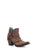 E1422 Corral Women's Brown Inlay and Studs Bootie