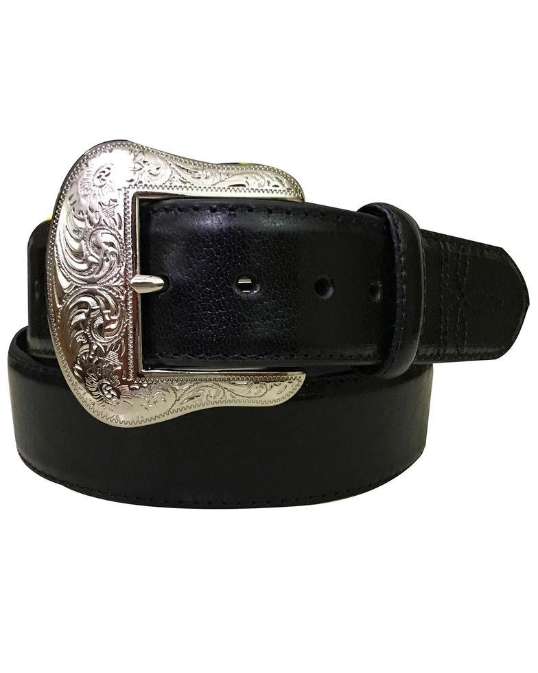9120500-001 Roper by GEM-Dandy Men's Leather Belt Black