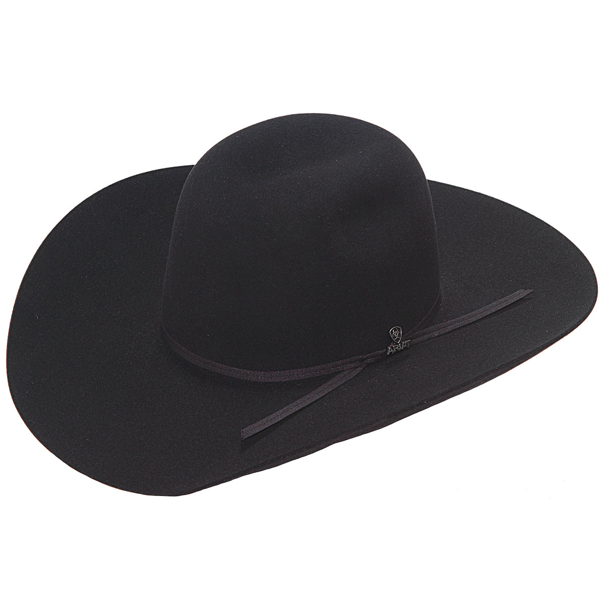 A7630801 Ariat 6X Punchy Black Felt Hat