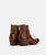 TWBL032-5 Tumbleweed Boots Women's ALYSSA COGNAC Zip Up Booties