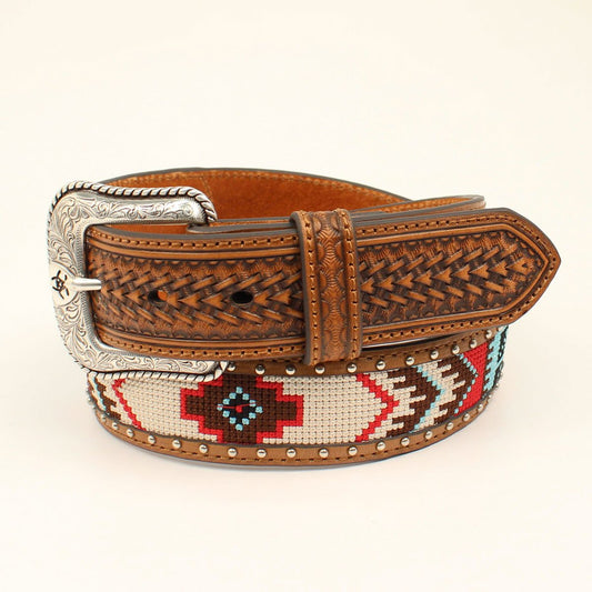 A1033297 Ariat Native Bead Embroidery Belt