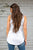 BASIC-27-IVOH L&B Apparel Women's IVORY Sleeveless Top Crochet Front
