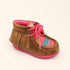 446000602 Blazin Roxx KIMBERLY Children's Shoe Pink Serape Moccasin
