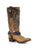 A3617 Corral Women's Brown Eagle Overlay & Embroidery Harness Biker Boot