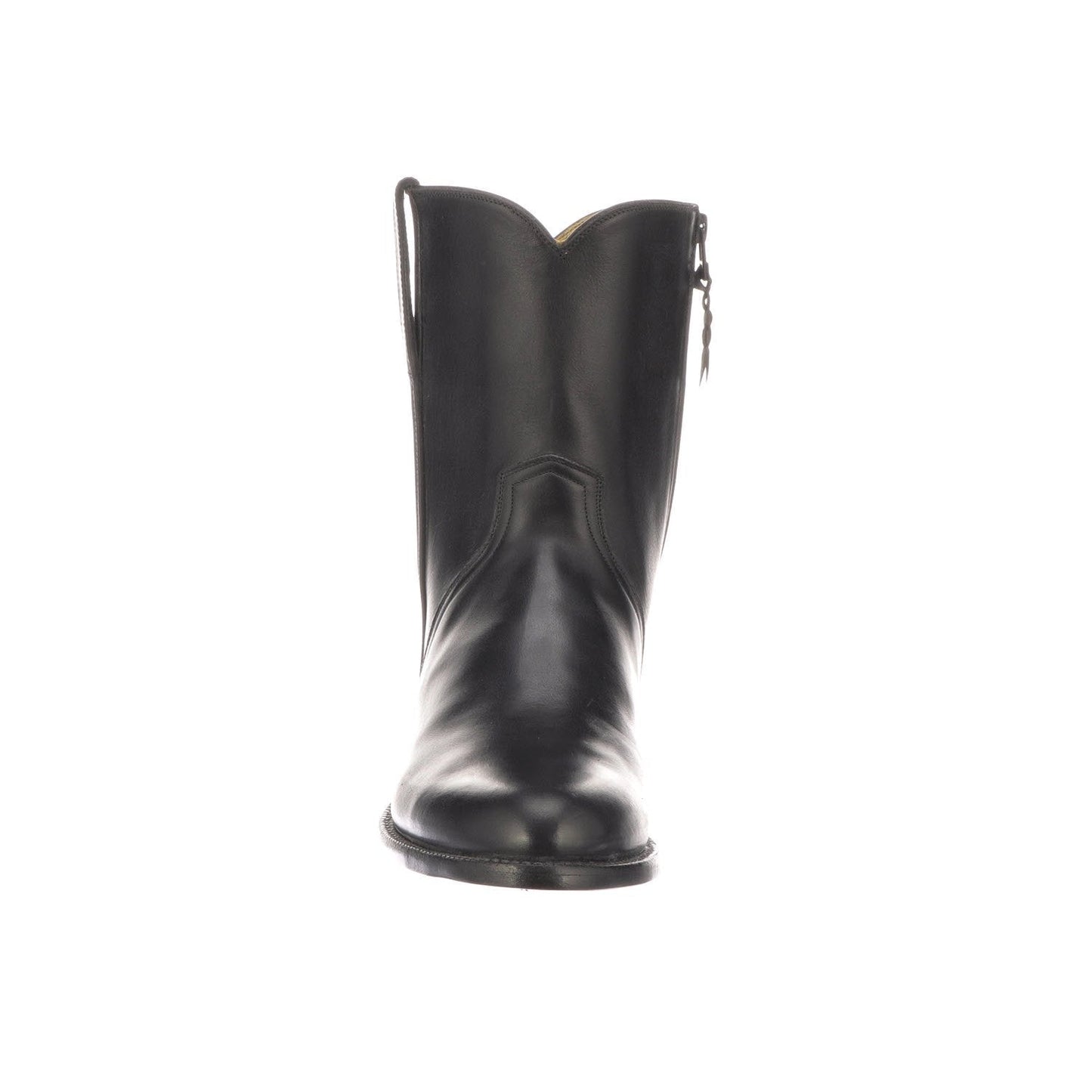 GY8900.RR Lucchese Men's SCOUT Black Oiled Calf Zip Boot