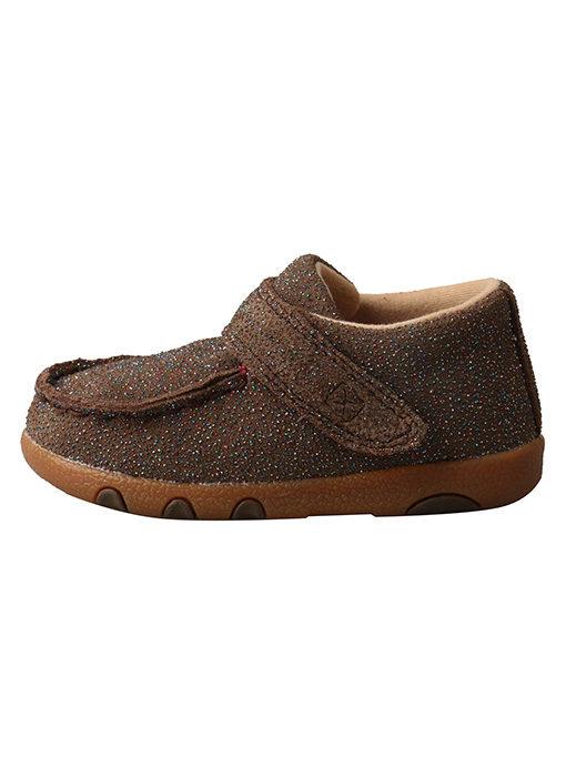 ICA0010 Twisted X Infant's Casual Chocolate Shimmer