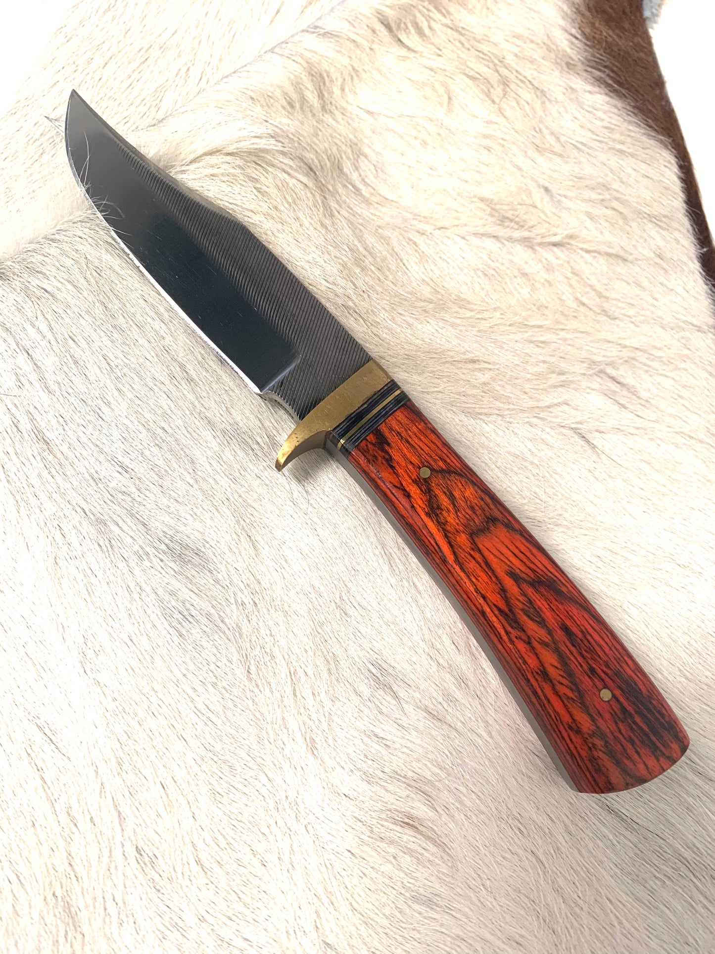 SM0023 Western Fashion Natural Wood Fixed Blade Knife