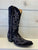 L113-70 Old Gringo Women's DIEGO BLUE NAVY SUEDE Snip Toe Boot