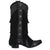 LB0378B LANE Boots Women's WIND WALKER Ebony Black Fringe Boot