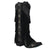LB0378B LANE Boots Women's WIND WALKER Ebony Black Fringe Boot