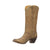 M4951 Lucchese Bootmaker Women's LAURELIE Tan Floral Print Suede Tall Boot