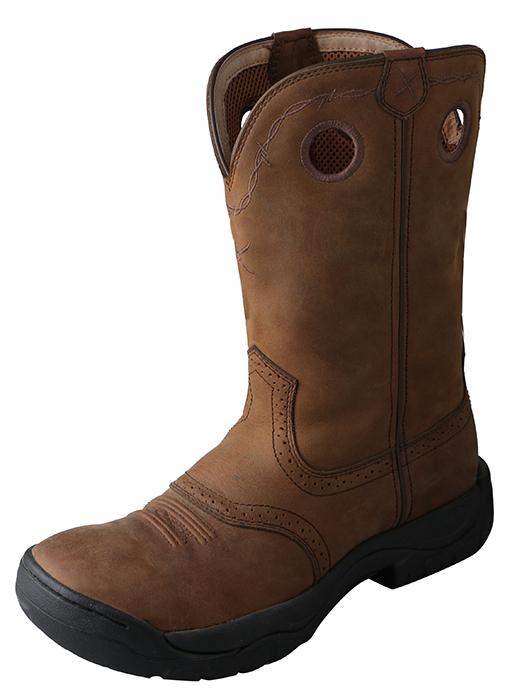 MAB0004 Twisted X Men’s All Around Boot – Oiled Saddle Soft Toe