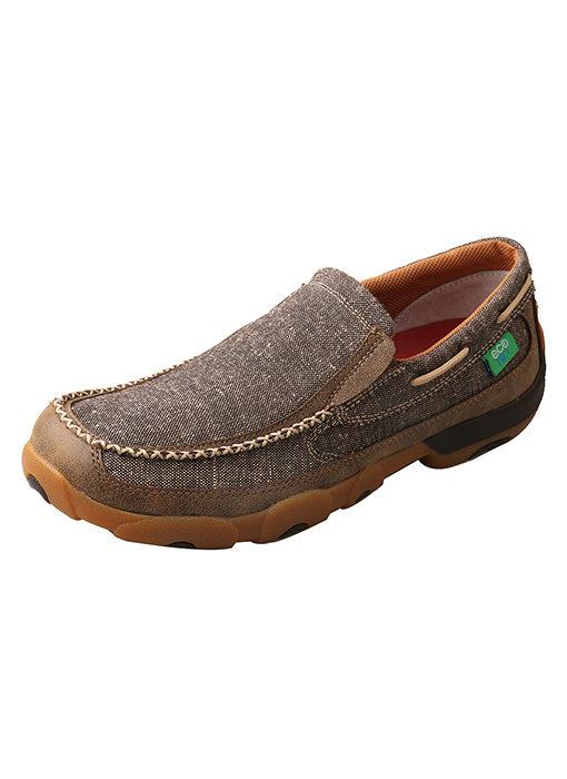 MDMS012 Twisted X Men’s ECO TWX Slip-on Driving Moccasins – Dust