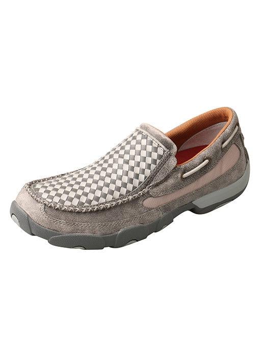 MDMS015 Twisted X Men's Woven Grey Slip On