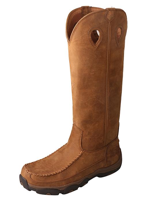 MHKWBS1 Men’s Hiker Boot Snake Boot – Distressed Saddle