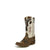 NL5400 Nocona Boots Women's TAN CRACKERJACK Square Toe Boot