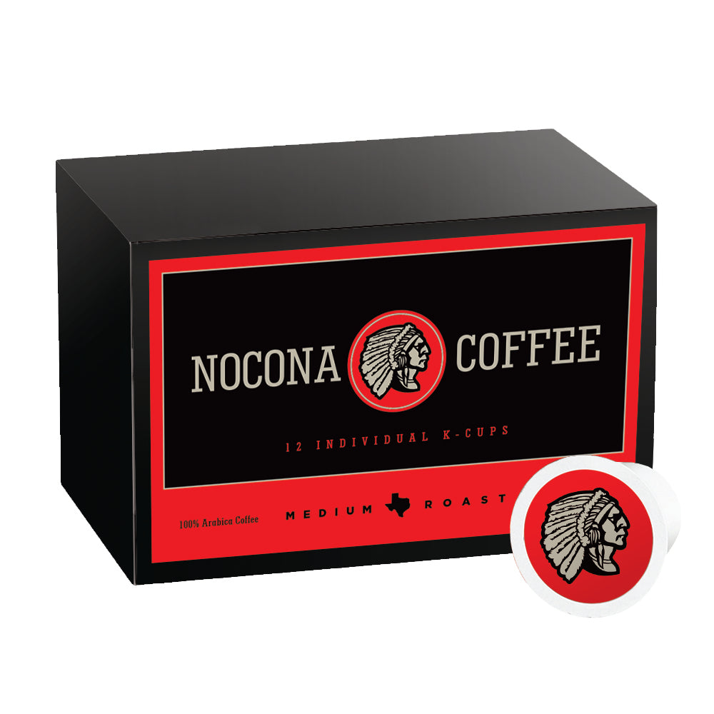 NCK007 Nocona Coffee K CUP MEDIUM ROAST Pack of 12