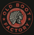 OBF6002 Old Boot Factory LOGO Tee Shirt by RETRO BRAND - BLACK Streaky Triblend (NOKR1819B)