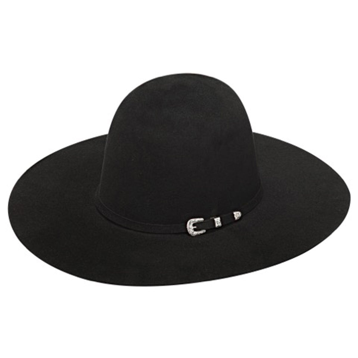 T7510201 Twister 10X Fur Open Crown Black Western Hat