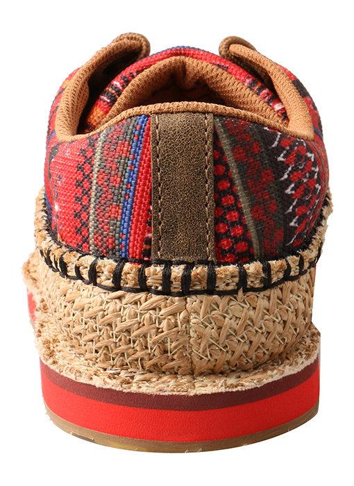 WCL0008 Twisted X Women’s Driving Moc Loafer – Weave/Red Multi