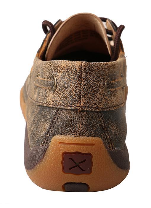 WDM0057 Twisted X Women’s Driving Moccasins – Distressed/Leopard Casual Shoe