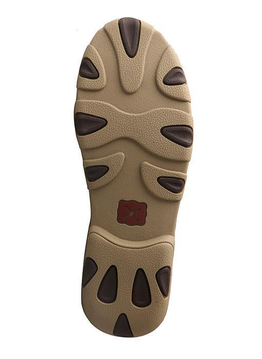 WDM0070 Twisted X Women’s Driving Moccasins – Brown/Emboss Flower