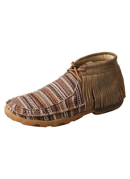 WDM0106 Twisted X Women’s Driving Moccasins – Brown/Multi