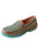 WDMS006 Twisted X Women’s Slip-on Driving Moccasins – Bomber/Turquoise