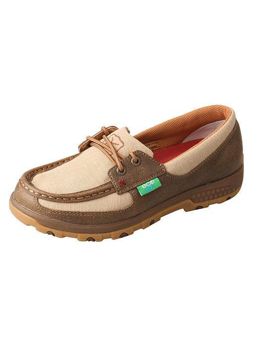 WXC0003 Twisted X Women's Boat Shoe With Cellstretch