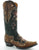 L696-10 Old Gringo Women's BONNIE PIPPIN Black / Brown Floral Embroidery Snip Toe Boot