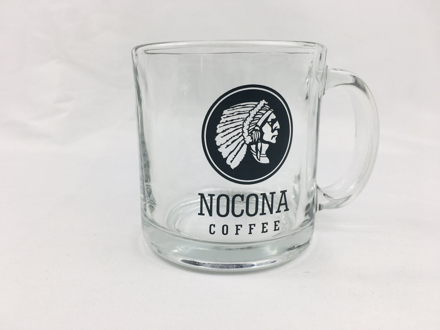 NCM4001 Nocona Coffee Clear Glass Mugs