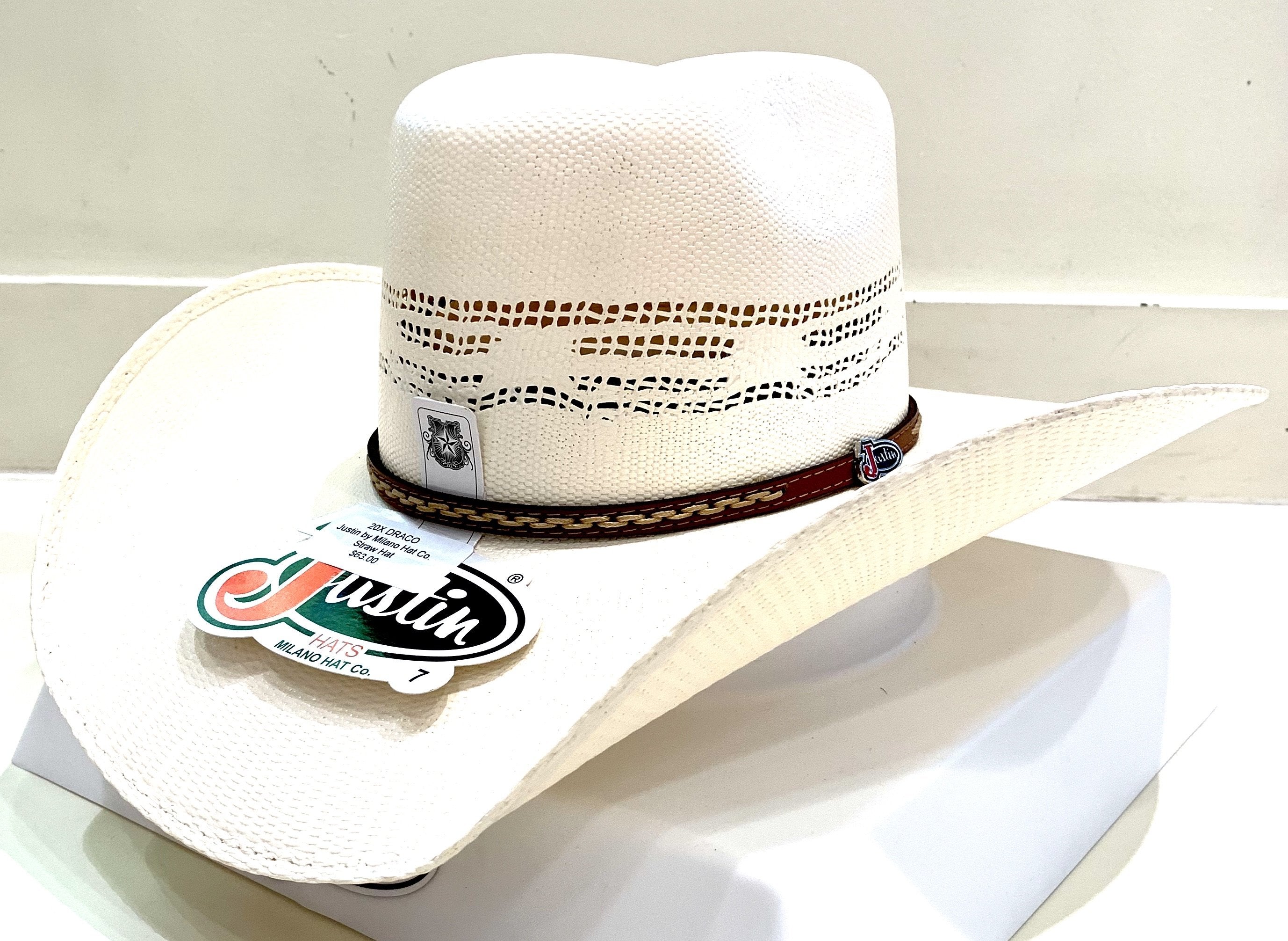 JS1014DRCO Justin by Milano Hat Straw Hat – OBF