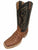 Q6094 Cowtown Boots Cognac Gator Tail Hornback Print