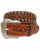 8621500 ROPER Men's Tooled Cabochon Studded Belt